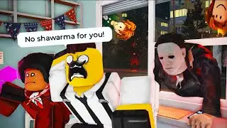 ROBLOX Scary Shawarma Kiosk Funny Moments (ANOMALIES) 🌯