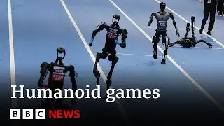 Robot athletes compete at World Humanoid Games | BBC News