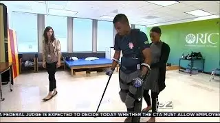 Robotic Device Helps Paralyzed Veteran Walk Again