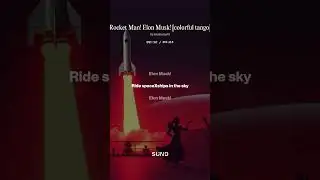 Rocket Man! Elon Musk! colorful tango