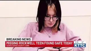 Rockwell missing teen found safe, sheriff says