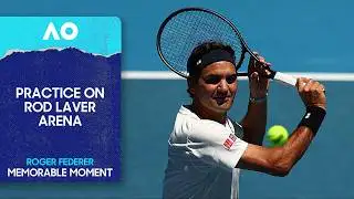 Roger Federer Practice Session Highlights | Australian Open 2026