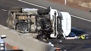 Rollover crash snarls traffic on south Bend stretch of Highway 97