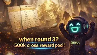 ROM on CROSS Airdrop round 3 + Tips Join | 500K CROSS Reward Pool!