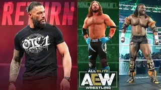 Roman Reigns Kab Aayega? 😱 NEXT RETURN DATE! AJ Styles AEW Buzz 🔥 Oba Femi WWE Push