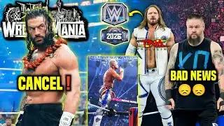 ROMAN REIGNS WRESTLEMANIA PLANS CANCEL 😳 || NO PLANS FOR KEVIN OWENS RETURN | CODY RHOADES RUMBLE |
