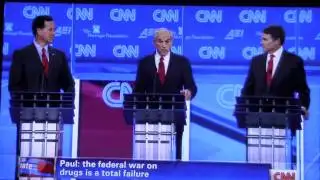 Ron Paul: Legalize Marijuana CNN National Security Debate