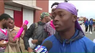 Roosevelt High School students march in St. Louis streets to support fired coach