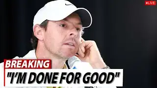 Rory McIlroy SHOCKS Golf World—Huge Bombshell Drops in Press Conference!
