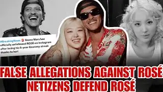Rosé BLACKPINK Faces Hate After GRAMMYs Loss | False Bruno Mars Rumors Debunked