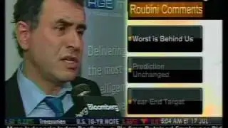 Roubini Comments - Bloomberg
