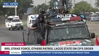 RRS, Strike Force, Others Patrol Lagos State On CP