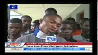 Rufus Giwa Polytechnic Closed Down As Students Protest
