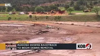 Ruidoso Downs racetrack gets permit to remove debris after flooding