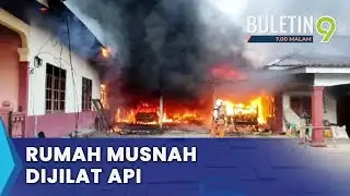 Rumah Terbakar, Dua Keluarga Hilang Tempat Berteduh (B9)