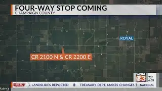 Rural Champaign Co. intersection being made into 4-way stop: IDOT