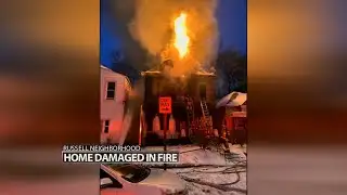 Russell neighborhood home damaged in Thursday night fire