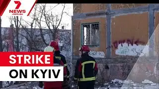 Russia launches largest attack on Ukraine ahead of peace talks | 7NEWS