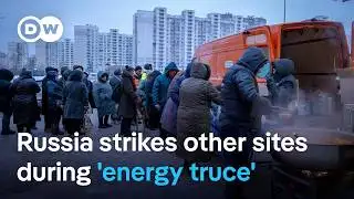 Russia, Ukraine halt energy attacks during cold spell | DW News