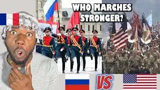 Russia vs. USA Military Parade Comparison (2025) | Marching with Pride⎢REACTION !
