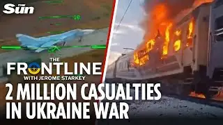 Russian airfield BLITZ footage released by SBU as Putin advances at slowest EVER pace