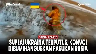 Russian Drones Destroy Two Ukrainian Ammunition Trucks, Recording Massive Explosions