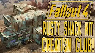 Rusty Shack Build Kit Fallout 4 Creation Club Playthrough!