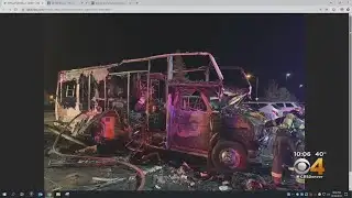 RV Destroyed By Fire Caused By Backfire