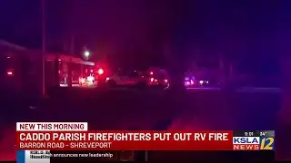 RV fire put out by Caddo Parish firefighters