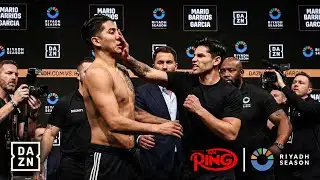 Ryan Garcia JUST SLAPS Mario Barrios in a HEATED Face-Off!