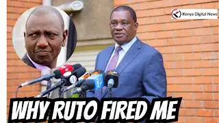 Sacked CS JUSTIN MUTURI issues an EXPLOSIVE STATEMENT EXPOSING the real reason Ruto fired him!!