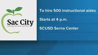 Sacramento City Unified aiming to hire teacher aides