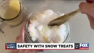 Safety Alert: How to eat snow snacks safely