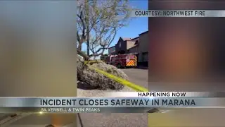 Safeway closed after truck crashes into building, Marana Police say