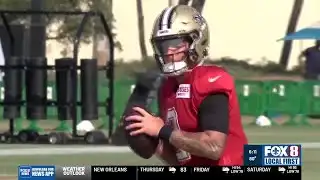 Saints QB competition carries over to California