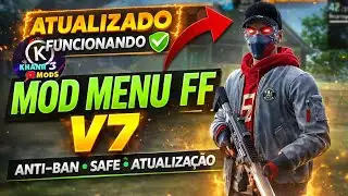 SAIU! MOD MENU FF KMODS V7 SERVIDOR BR 🇧🇷 APK MOD SEM VPN ANT BAN E ANT BLACKLIST 100% RANK 🔥😈