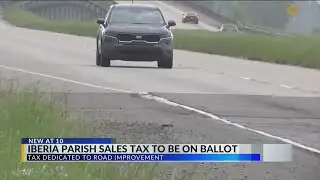Sales tax for road improvement to be on Iberia Parish ballot