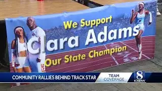 Salinas community supports track star Clara Adams after disqualification