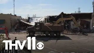 Saline County community continues cleaning after buildings collapse from winter storm