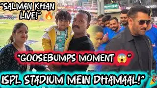 Salman Khan Ki Entry 🔥 | Surat ISPL Match Vlog | Goosebumps!”