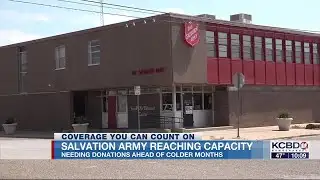 Salvation Army shelter reaching capacity