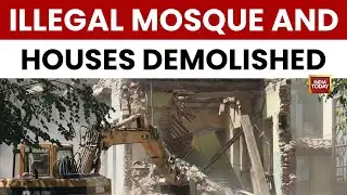 Sambhal Encroachment Drive: Administration Demolishes Illegal Constructions in Raya Buzurg