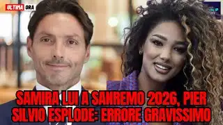 Samira Lui at Sanremo 2026 Pier Silvio explodes: Serious mistake!