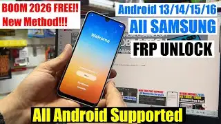 Samsung FRP Tool 2026, Google Account Remove Android 13/14/15/16 | FRP Bypass