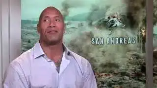 San Andreas (2015) Dwayne Johnson Q & A - Skye