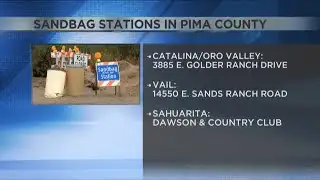 Sandbag stations in Pima County still open ahead of potential heavy rain