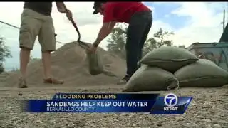 Sandbags Help Protect Homes