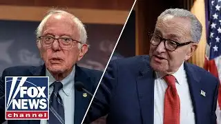 Sanders CRASHES podium to call out Democrats