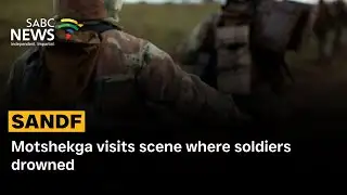 SANDF | Motshekga visits scene where soldiers drowned