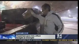 Sandwich Residents Brace For Blizzard